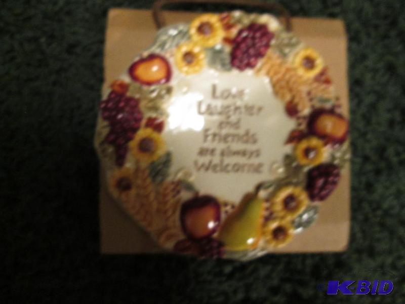 lot 229 image: fall dcor wall hanging...