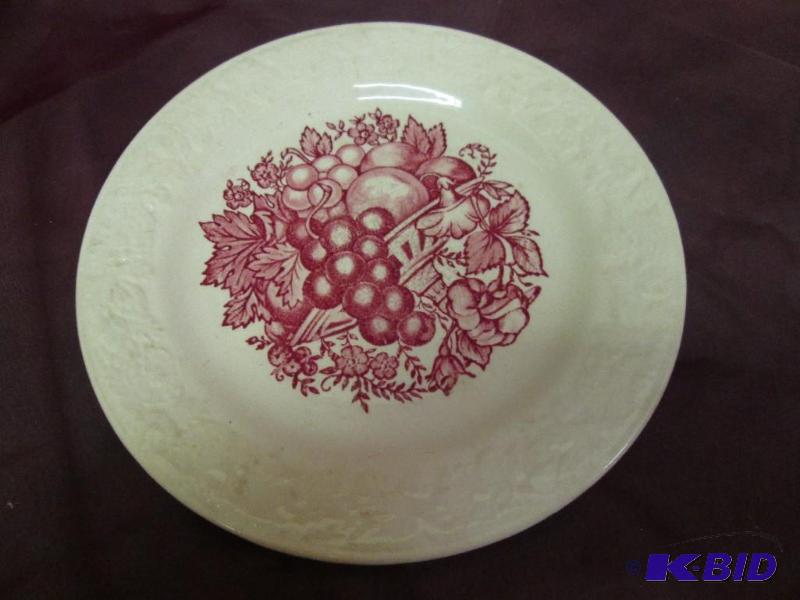 lot 318 image: Harvest plate, 7...