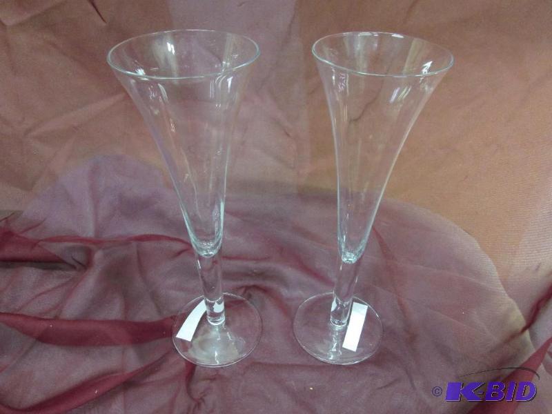 lot 324 image: 2 Champagne glasses...