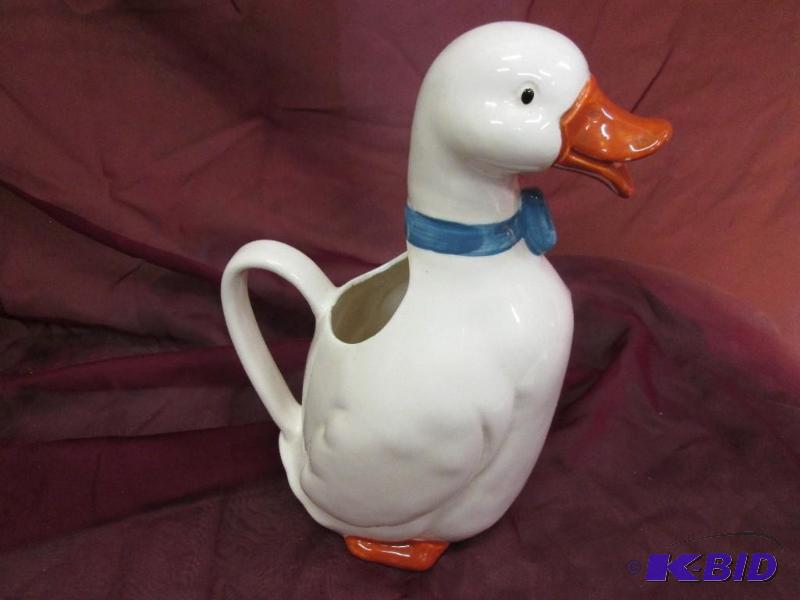 lot 345 image: Goose pitcher...