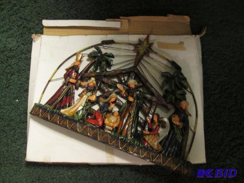 lot 48 image: Dicksons nativity plague decoration...