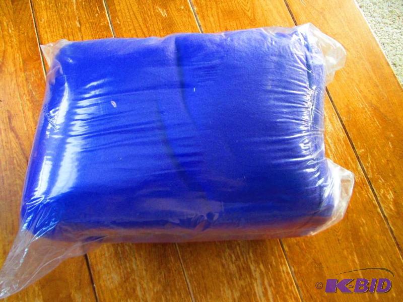 lot 73 image: Alpine fleece solids, navy blue, 3 yards...