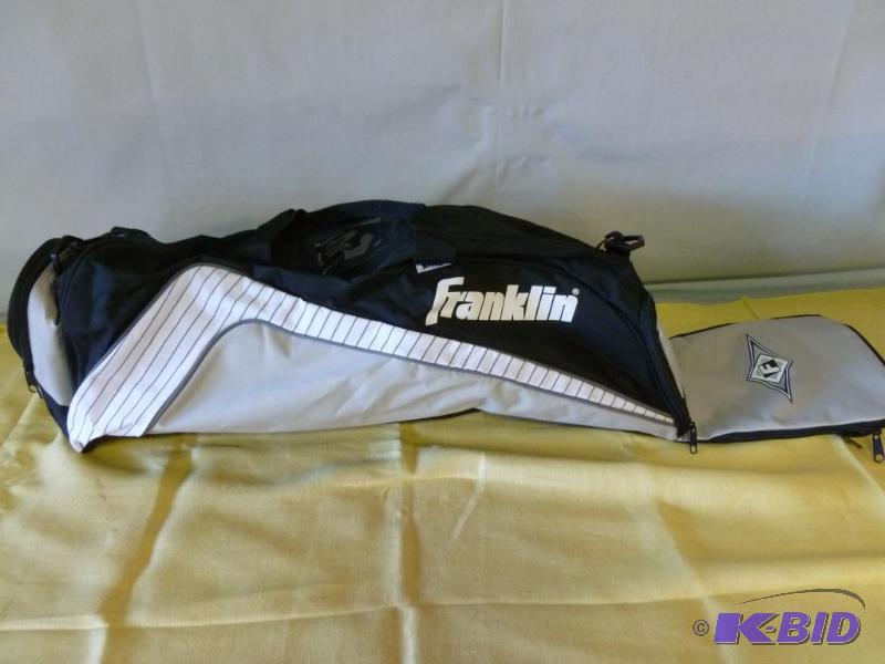 lot 112 image: Franklin bat bag, good usable condition....
