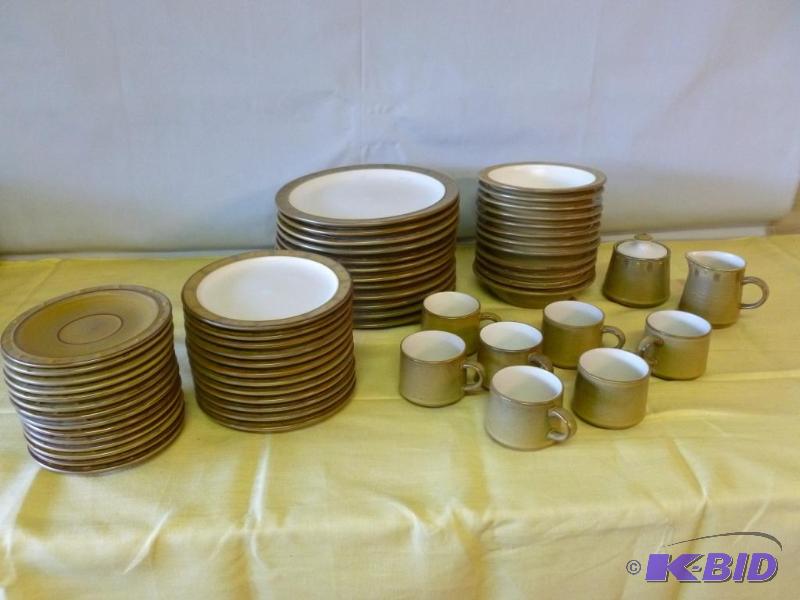 lot 120 image: Nice Kasuga 59 pc. Genuine Koyo Stoneware Set...