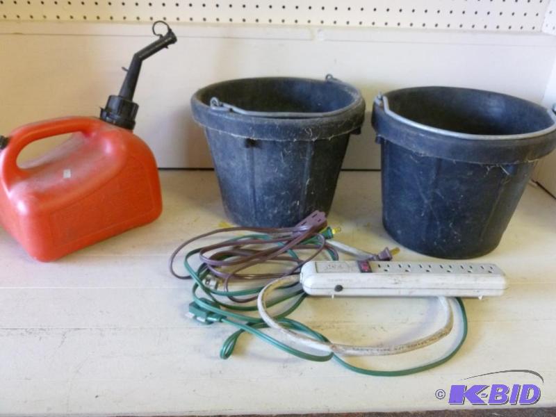 lot 126 image: This lot consists of two heavy gage plastic p...