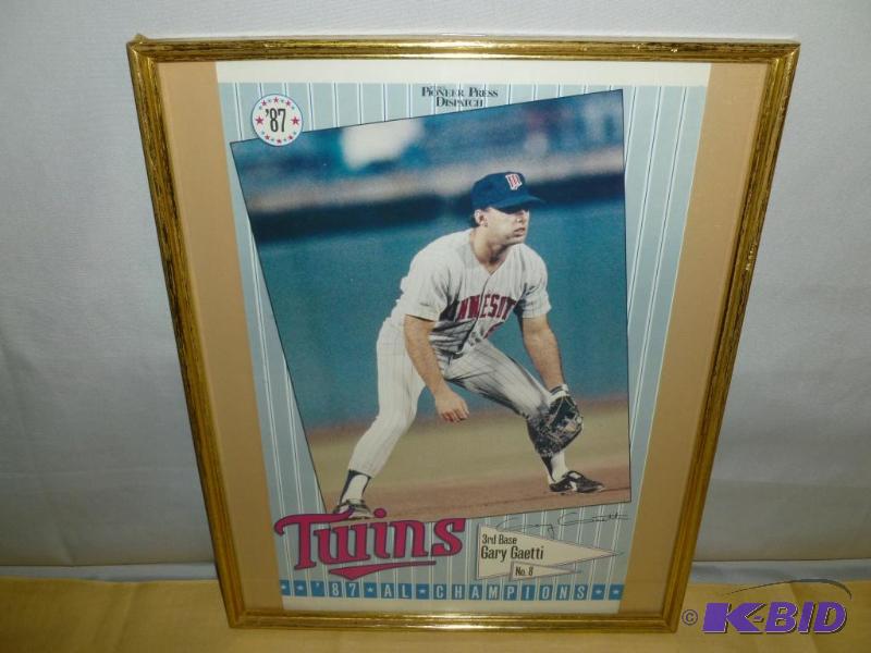 lot 34 image: Collectible 1987&nbspMinnesota Twins Gary Ga...