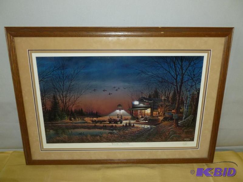 lot 51 image: Beautiful Large Terry Redlin " Welcome T...