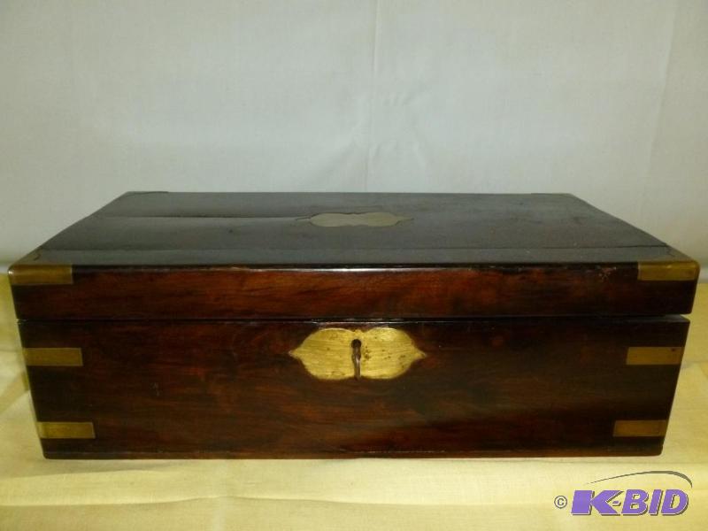 lot 53 image: Rare Antique 1800s Portable English Three Dr...