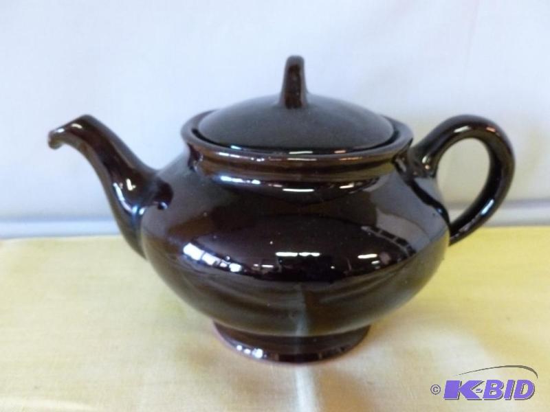 lot 75 image: Nice Royal Canadian porcelain tea pot that me...