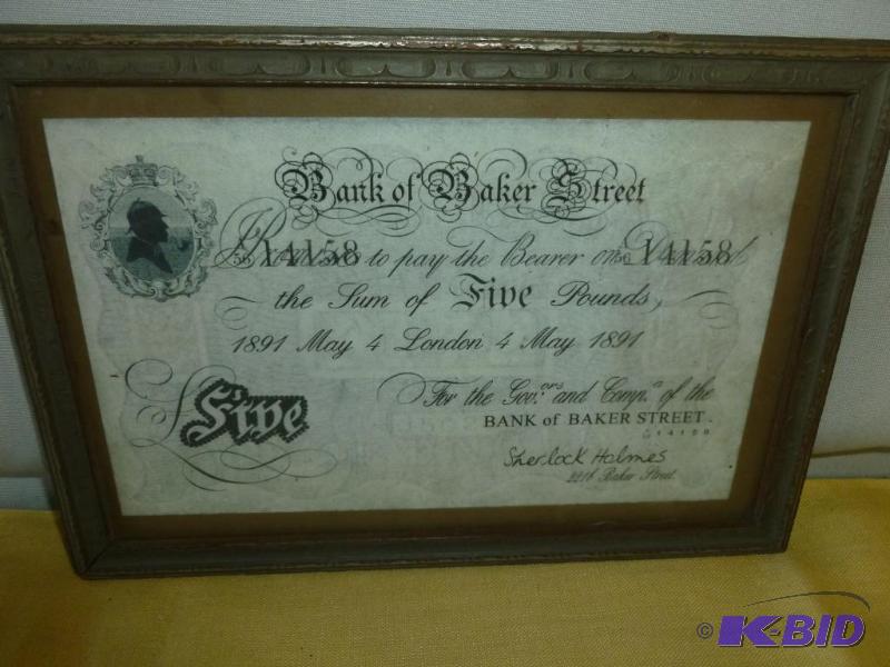 lot 90 image: Collectible Sherlock Holmes - Bank Of Baker S...
