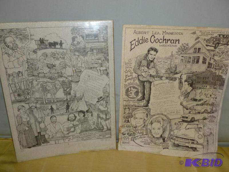lot 95 image: Lot of two collectible E. Adams - Albert Lea,...