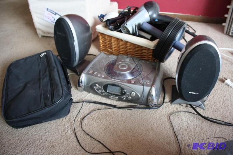 Hair BlowerCurlers & Music Stereo