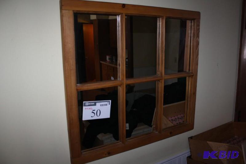 Wooden Window wGrid Pattern