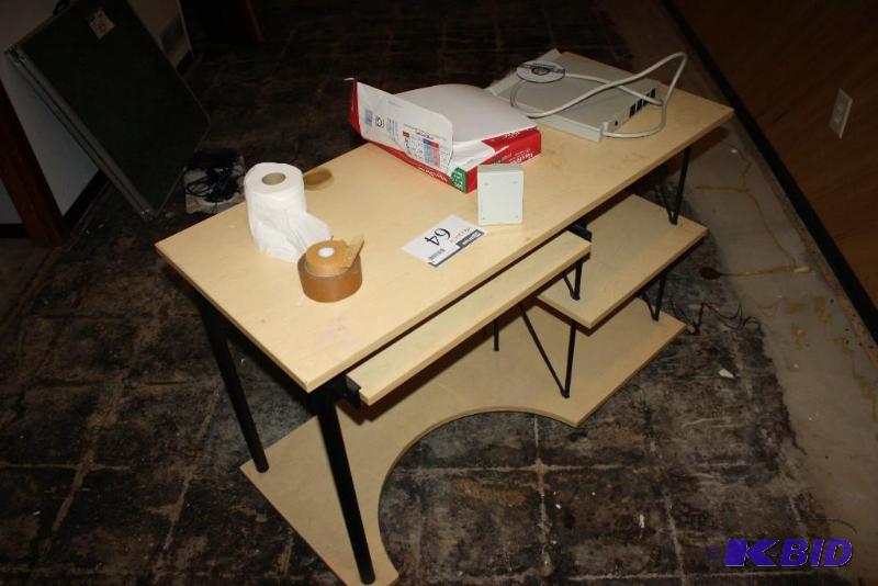 Office Desk Includes Contents.