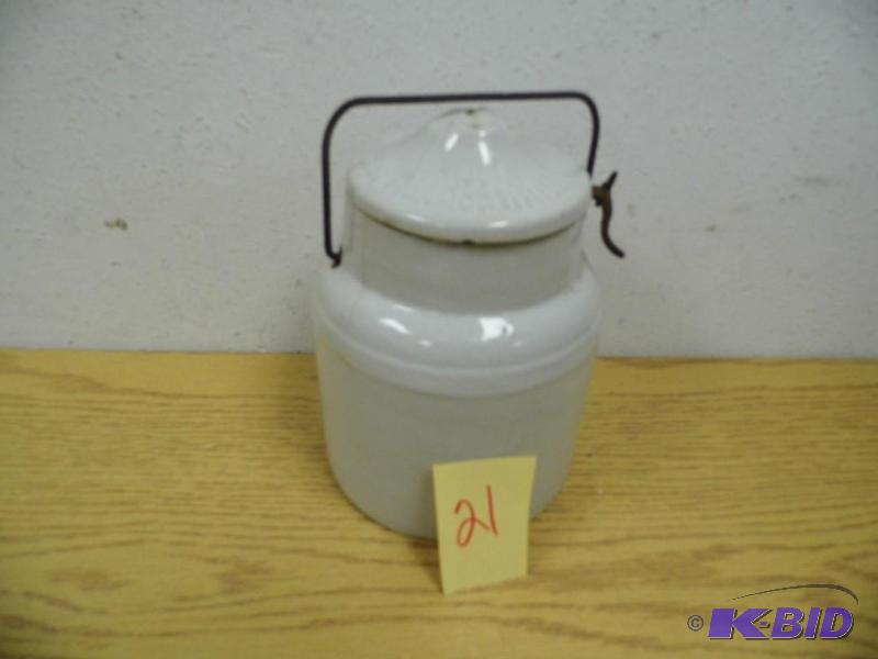 Antique Crock with Lid