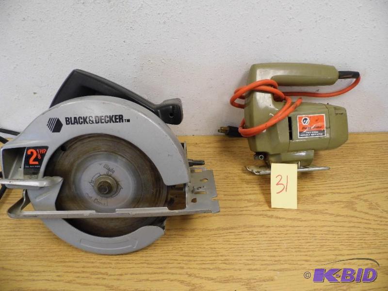 Black and Decker Skill Saw & Jig Saw