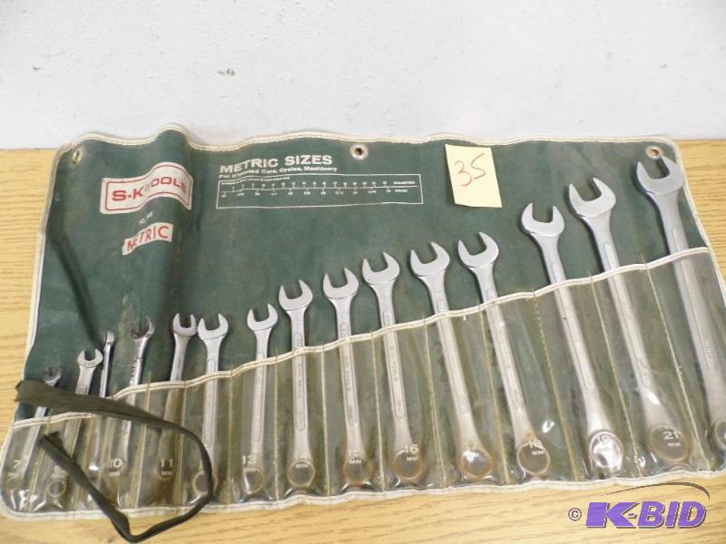 SK Tools Metric Wrench Set