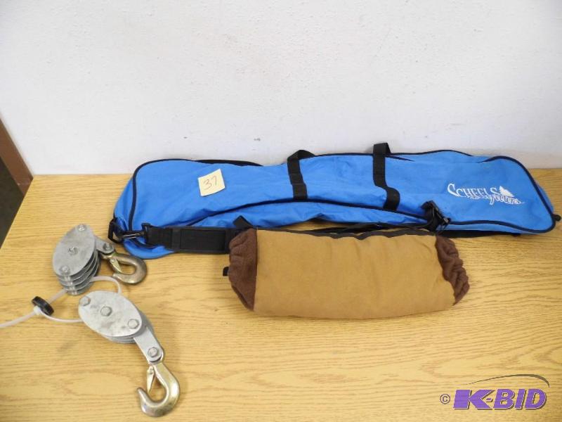 Scheels Bag, Hand Warmer, 2 Pulleys