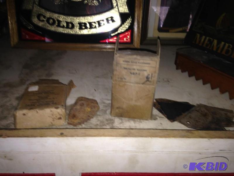 LATE ADDITION 2 boxes tractor parts