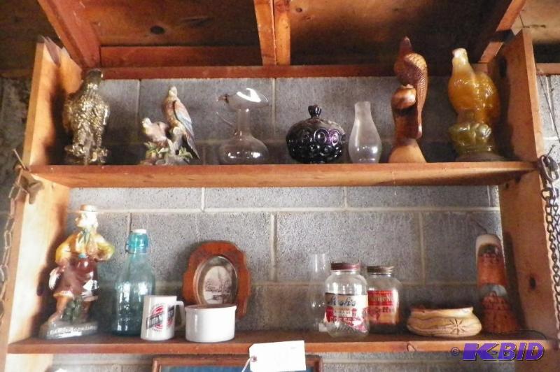 All items on 2 shelves