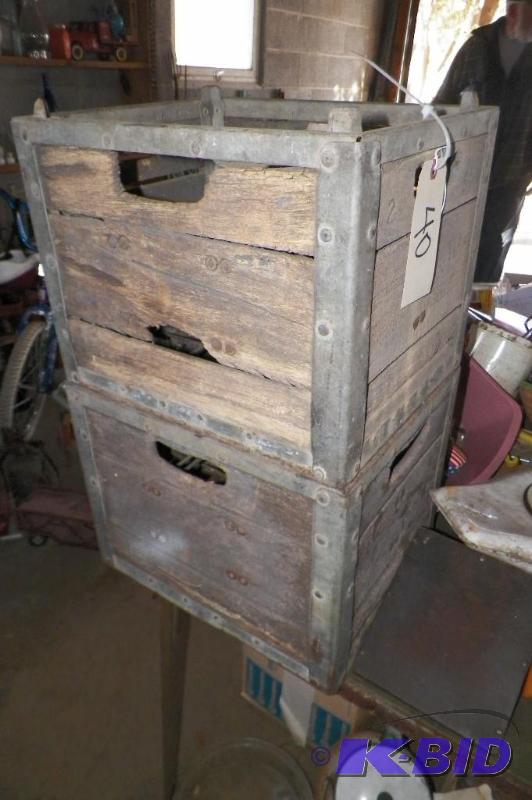 2 Dairy Crates
