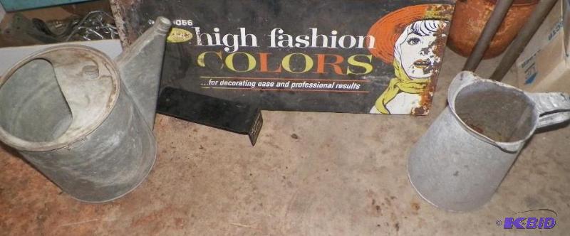 Modess Belts and Tin Items
