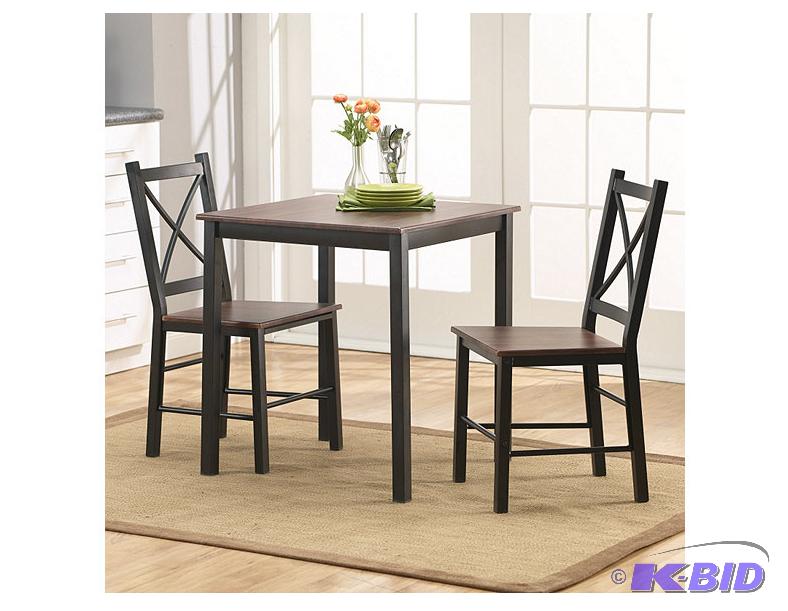 3 Piece Square Bistro Set