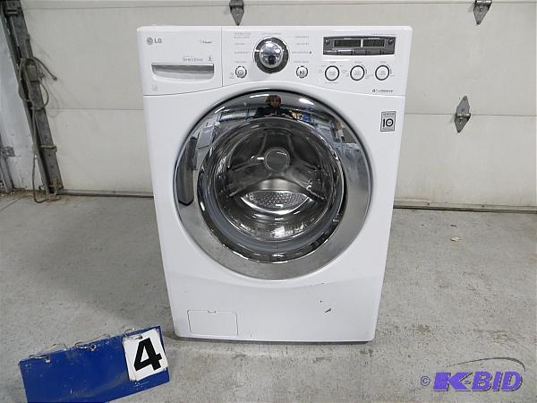 lot 4 image: LG Steam Washer Series&nbspWM2650HWA&nbspWh...