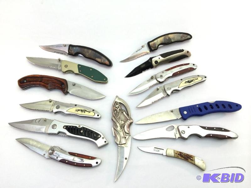 Lot of 14  Folding Blades