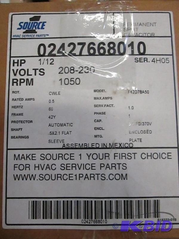 lot 15 image: York MotorCapacitor