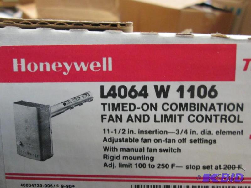 lot 117 image: Honeywell Timed-On Combination Fan And Limit Control