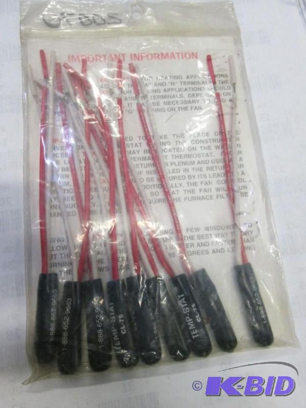 lot 38 image: 9 - 2-Wire Temp-Stat Temporary Construction Thermostat Wires
