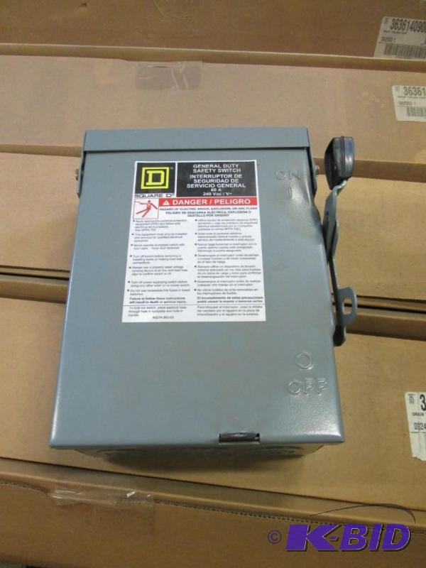 lot 73 image: Square D General Duty Safety Switch