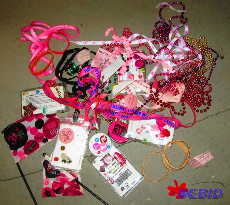 Lot of Breast Cancer 3- day items...