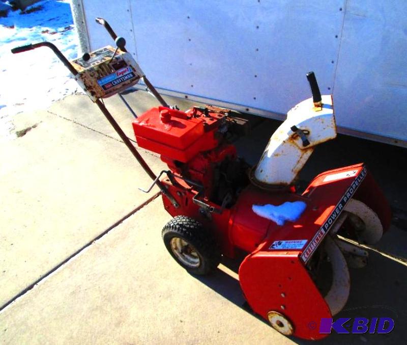 Craftsman Eager - 1&nbspsnowblower. Worked w...