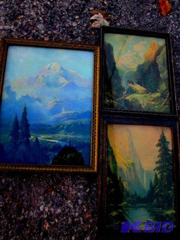 3 Mountain scenes...