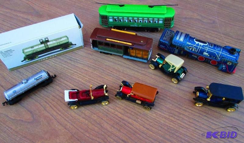 Lot of model cars and trains...