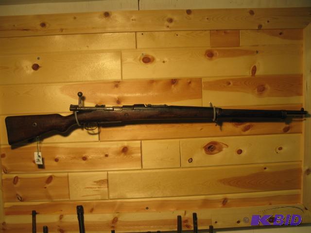 lot 14 image: ASTCFA Turkish 1938 bolt action mauser Calibe...