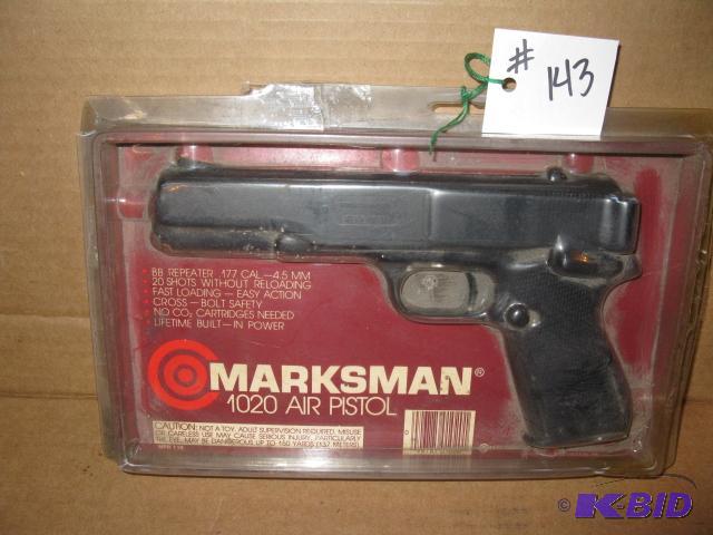 lot 143 image: Marksman 1020 BB repeater air pistol, .177 ca...