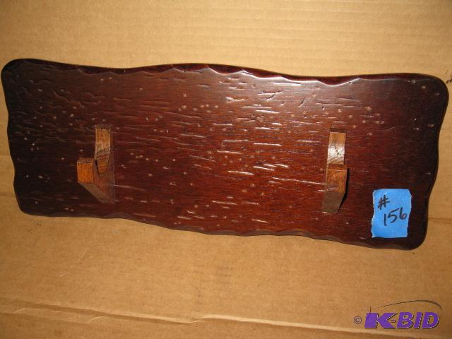 lot 156 image: Wood display plaque, 17 inch, new in box...