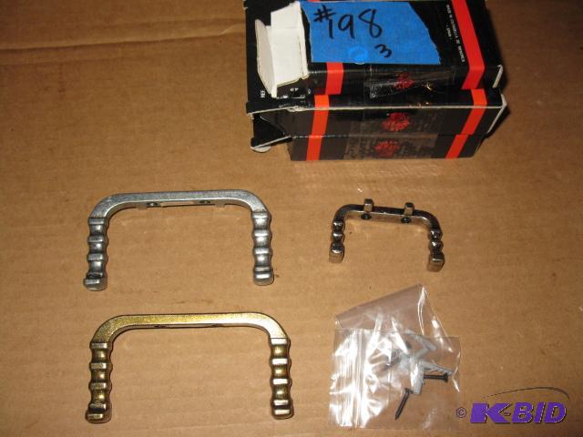 lot 198 image: 3 sword or dagger holders, 2 with 3-38 inch ...