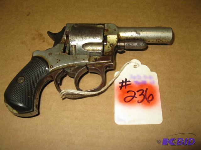 lot 236 image: British Bulldog revolver Caliber 44 SN none...