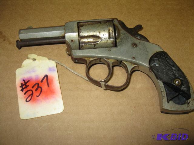 lot 237 image: American Bulldog revolver Caliber .38 SN no...