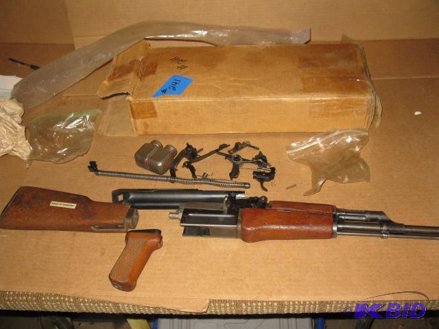 lot 241 image: AK47 Semi-Automatic Rifle Parts, Caliber 7.6...