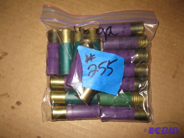 lot 255 image: Approx 16 rounds of 16 ga shotgun...
