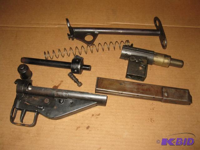 lot 265 image: looks like Sten gun parts, appears to have be...