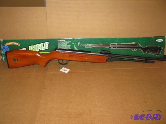 lot 50 image: American Camper pellet rifle, new in box...