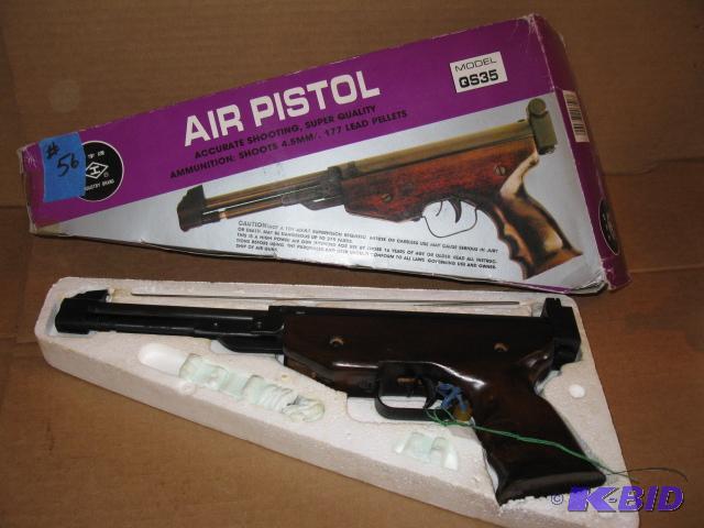 lot 56 image: Air Pistol Model QS35, shoots .177 lead pelle...