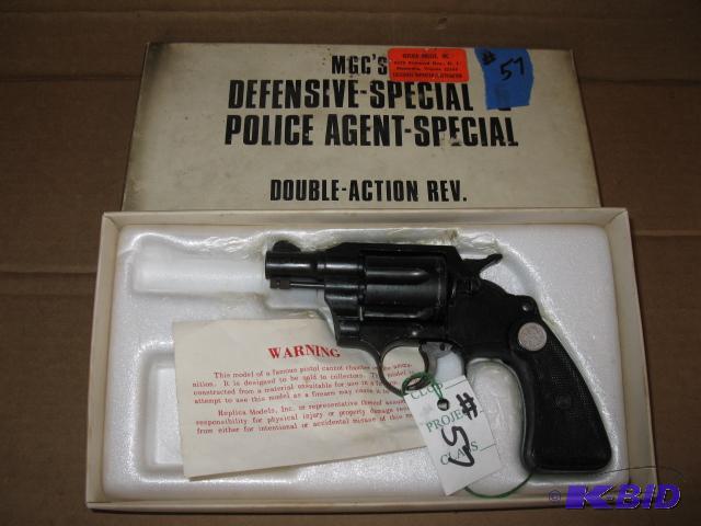 lot 57 image: Double Action revolver replica, new in box...