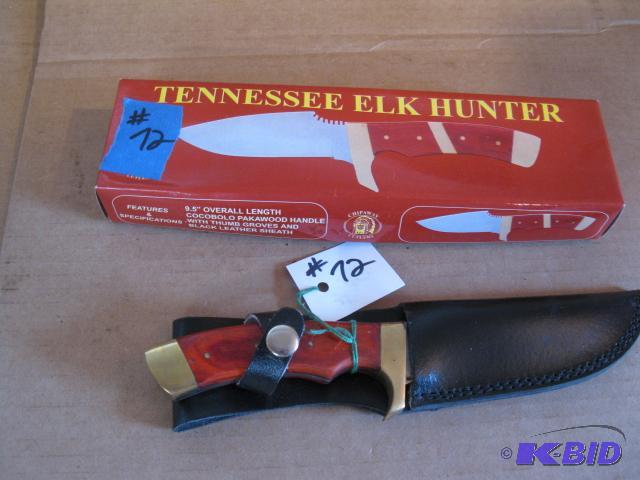 lot 72 image: Tennessee Elk Hunter Knife, 9.5 inches...